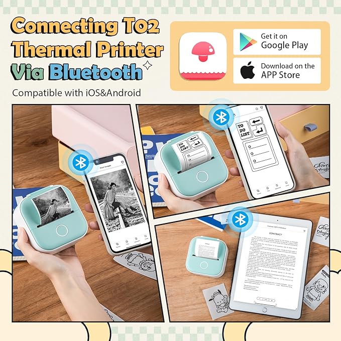 Portable Bluetooth Printer